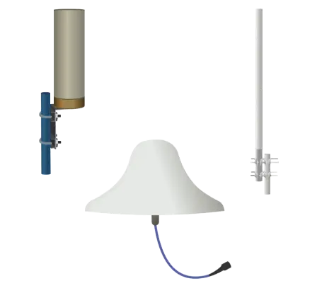 Three RF antenna models highlighting Kavveri’s product innovation