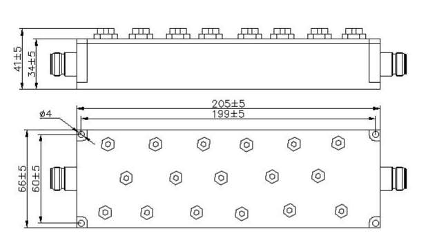 Bandpass-RF Filters-DCI-BPF479608-10-BNCF